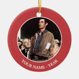 vrijheid van meningsuiting keramisch ornament