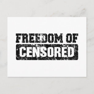 Vrijheid van meningsuiting misschien niet precies briefkaart