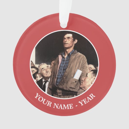 vrijheid van meningsuiting ornament (voorkant)