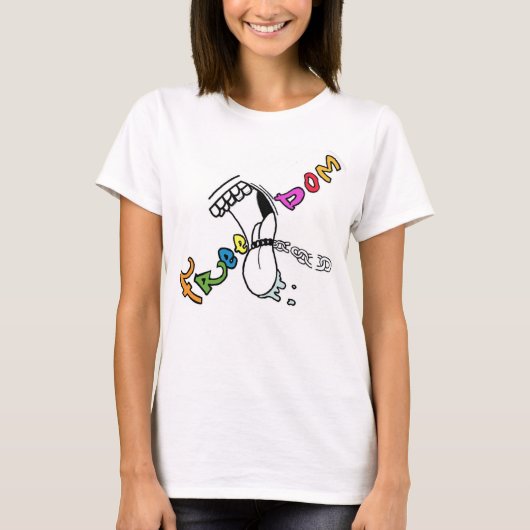 Vrijheid van meningsuiting t-shirt (Voorkant)