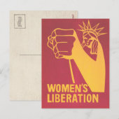 Vrijheid van vrouwen (1970) briefkaart (Voorkant / Achterkant)