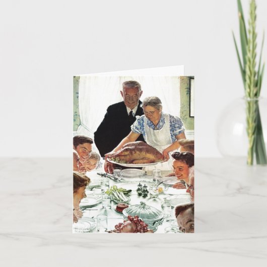 Vrijheid van wil feestdagen kaart (Voorkant)