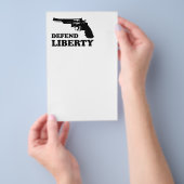 Vrijheid verdedigen flyer (Hand)