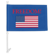 VRIJHEID! Vlag voor auto