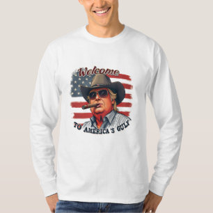 Vrijheid voor de Amerikaanse Golf Trump T-shirt
