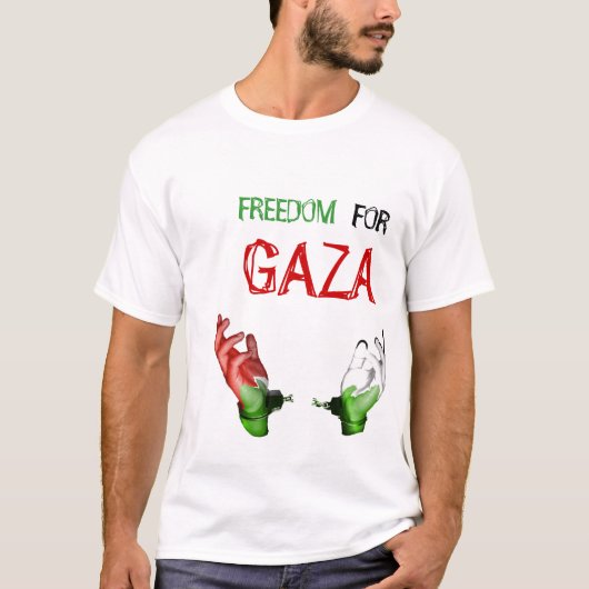 VRIJHEID VOOR GAZA T-SHIRT (Voorkant)