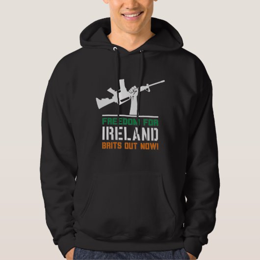 Vrijheid voor Ierland! Hoodie (Voorkant)