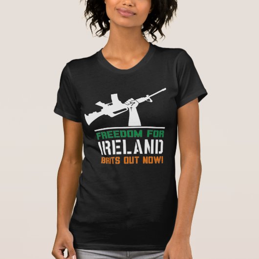 Vrijheid voor Ierland! T-shirt (Voorkant)