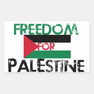 Vrijheid voor Palestina Rechthoekige Sticker