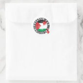 Vrijheid voor Palestina Ronde Sticker (Tas)