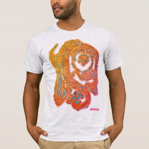 Vrijheid, wijsheid en kracht met Dragon, Russisch T-shirt
