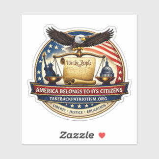 Vrijheid Zal Niet Worden Afgenomen Sticker