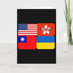 Vrijheidsalliantie Usa Hong Kong Republiek Taiwan  Kaart