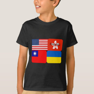 Vrijheidsalliantie Usa Hong Kong Republiek Taiwan  T-shirt