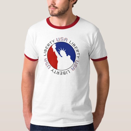 Vrijheidsbeeld 4 juli t-Shirt (Voorkant)