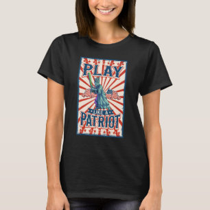 Vrijheidsbeeld 4 juli vrouwen Mannen Amerikaanse U T-shirt