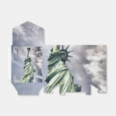 Vrijheidsbeeld aangepaste gunstbox bedankdoosjes (Uitgevouwen)