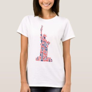 Vrijheidsbeeld, Amerikaans, Icons T-shirt