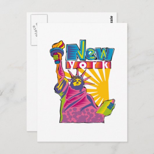 Vrijheidsbeeld Briefkaart (Voorkant / Achterkant)