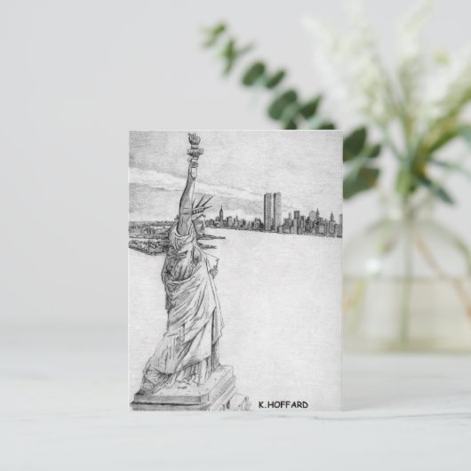 Vrijheidsbeeld Briefkaart (Staand voorkant)