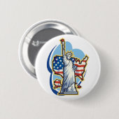 Vrijheidsbeeld Button (Voorkant /achterkant)