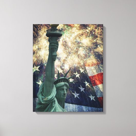 Vrijheidsbeeld Canvas Afdruk (Voorkant)