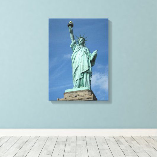 Vrijheidsbeeld Canvas Afdruk (Insitu (Houten vloer))