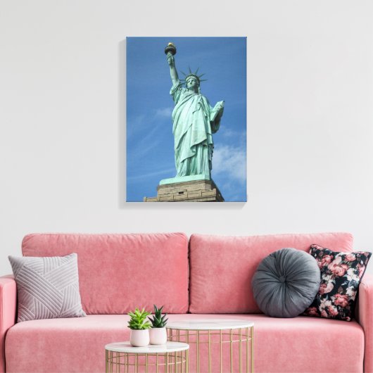 Vrijheidsbeeld Canvas Afdruk (Insitu (Woonkamer))