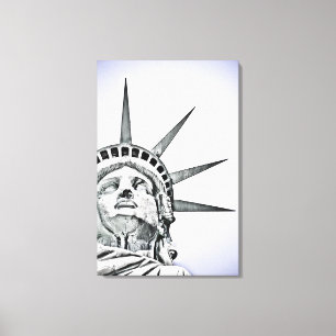 Vrijheidsbeeld Canvas Afdruk