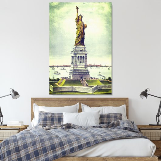  Vrijheidsbeeld Canvas Afdruk (Insitu (Slaapkamer))