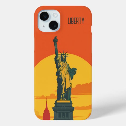 Vrijheidsbeeld Case-Mate iPhone Case (Achterkant)