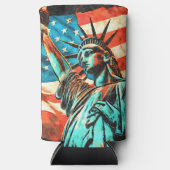 Vrijheidsbeeld en Amerikaanse vlag (Voorkant)