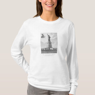 Vrijheidsbeeld en portret van Bartholdi T-shirt
