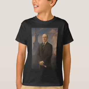 Vrijheidsbeeld en President Woodrow Wilson T-shirt