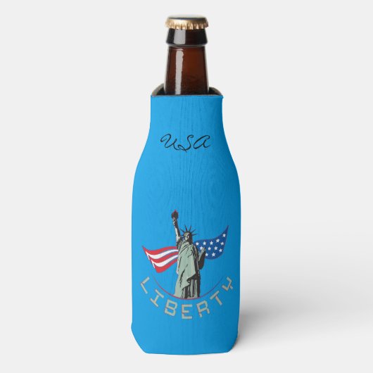 Vrijheidsbeeld Flesjeskoeler (Fles Voorkant)