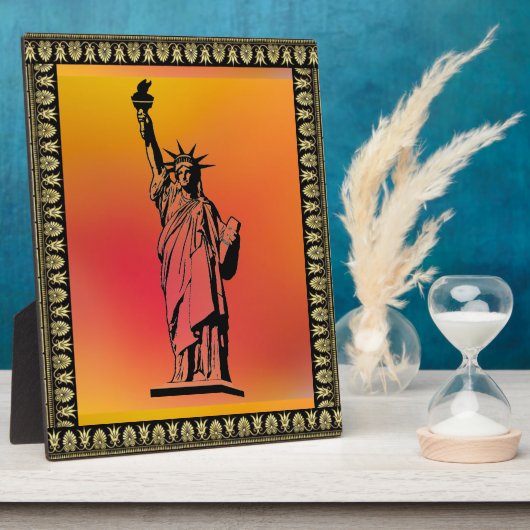 Vrijheidsbeeld Fotoplaat (Zijkant)
