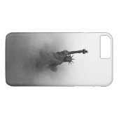 Vrijheidsbeeld gehuld in mist Case-Mate iPhone case (Achterkant (Horizontaal))