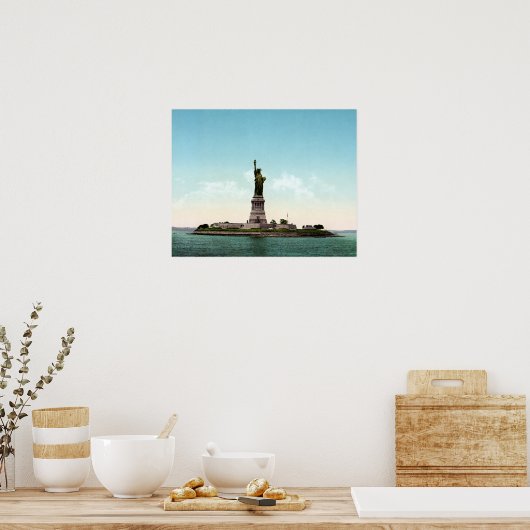 Vrijheidsbeeld, haven New York 1905 Poster (Keuken)