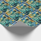 Vrijheidsbeeld Impressionisme Cadeaupapier (Hoek)