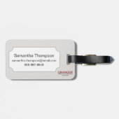 Vrijheidsbeeld in de haven van New York Bagagelabel (Achterkant horizontaal)