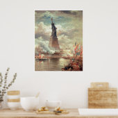 Vrijheidsbeeld in de wereld poster (Keuken)