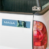 Vrijheidsbeeld MAGA-Bumpersticker Bumpersticker (Op Truck)