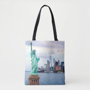 Vrijheidsbeeld met World Trade Center Draagtas