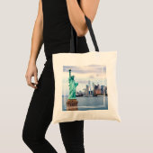 Vrijheidsbeeld met World Trade Center Tote Bag (Voorkant (product))