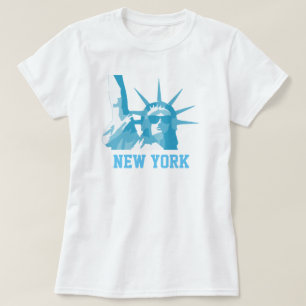 Vrijheidsbeeld met zonnebril t-shirt