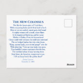 Vrijheidsbeeld, Moeder der Ballingen - Briefkaart (Achterkant)