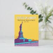Vrijheidsbeeld Nationaal Monument Liberty Island Briefkaart (Staand voorkant)