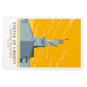 Vrijheidsbeeld  nationaal monument magneet (Horizontaal)