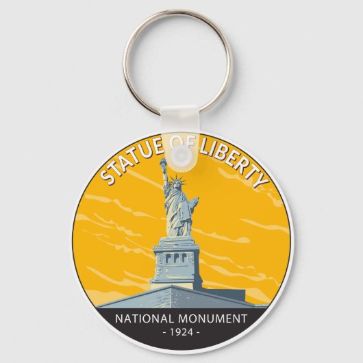 Vrijheidsbeeld  nationaal monument sleutelhanger (Voorkant)