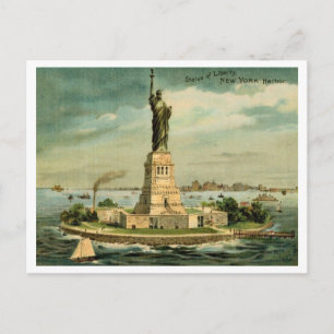 Vrijheidsbeeld New York 1906  Briefkaart